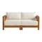 Alaterre Furniture Barton Weather-Resistant 2-Person Outdoor Loveseat with Stain-Resistant and Fade-Proof Cushions 80-OUTD-WD-2SOFA - alternate 4